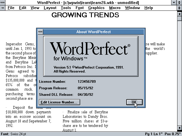 WordPerfect